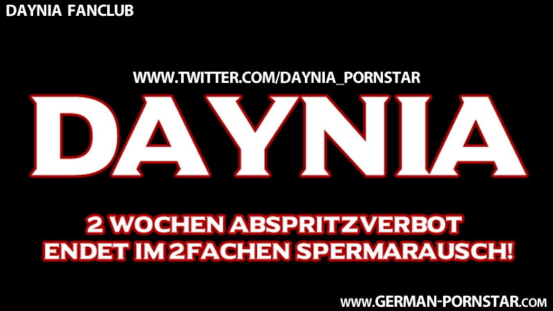 Daynia - 2 Wochen Abspritzverbot endet im 2fachen Spermarausch! - Click here !