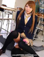 Honoka Kuriyama - Garter Knee High School Girl - Uncensored